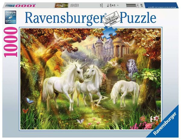 RAVENSBURGER 15992 Puzzle  Einhörner im Herbst  1000 Teile