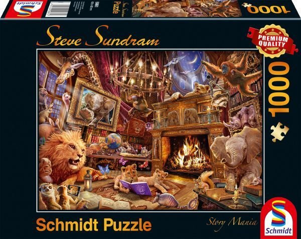 SCHMIDT SPIELE 59661 Steve Sundram: Story Mania Puzzle 1000 Teile - GEBRAUCHT