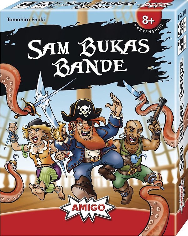 AMIGO  01751  Sam Bukas Bande Kartenspiel für 3-5 Spieler ab 8 Jahren