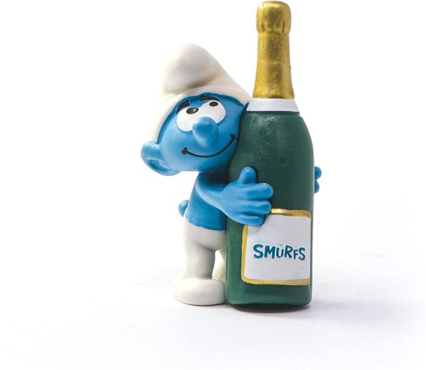 SCHLEICH 20821 Schlumpf mit Flasche The Smurfs